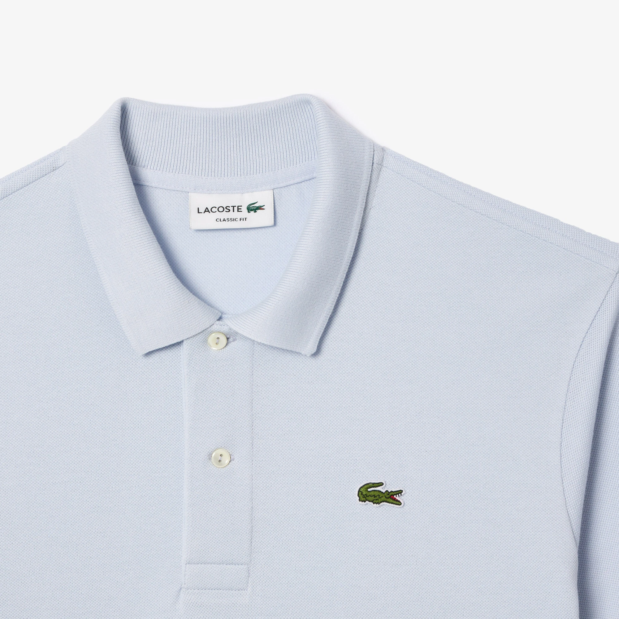 Áo Lacoste Classic Fit L.12.12 Petit Piqué ‘Blue’ PH7419-10-J2G - Ảnh 3
