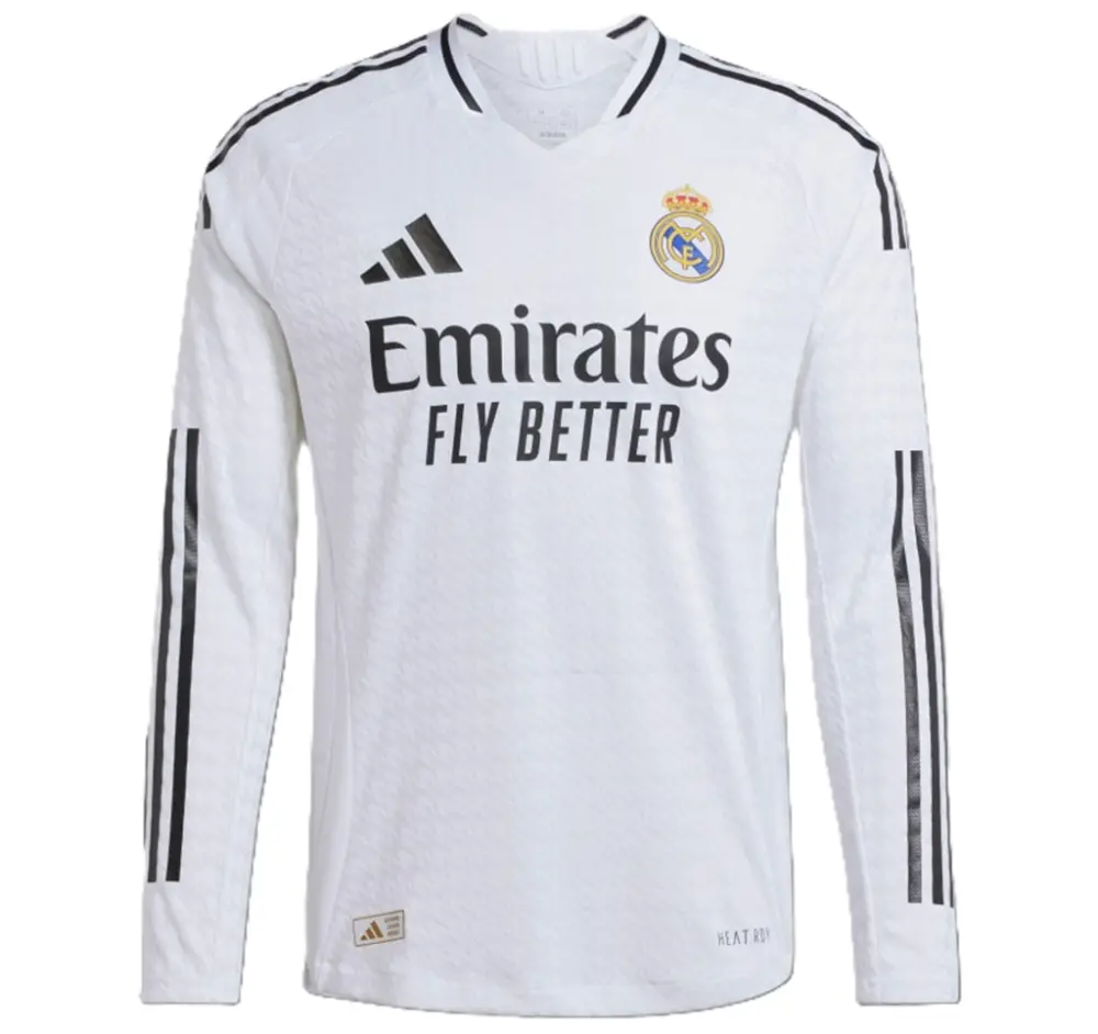 Áo Adidas Real Madrid 24/25 Long Sleeve Home Jersey ‘White’ IT5204