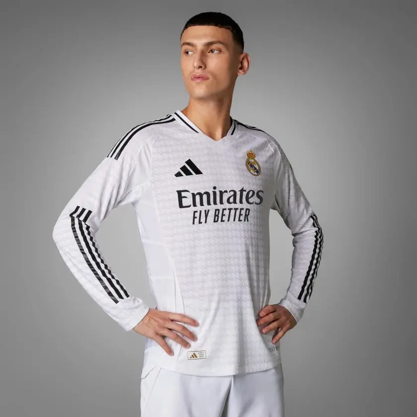 Áo Adidas Real Madrid 24/25 Long Sleeve Home Jersey ‘White’ IT5204 - Ảnh 3