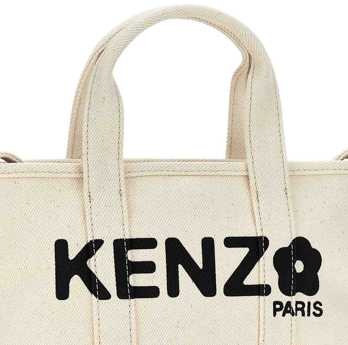 Túi Kenzo Utility Tote Bag ‘White’ FE68SA910F3603 - Ảnh 3