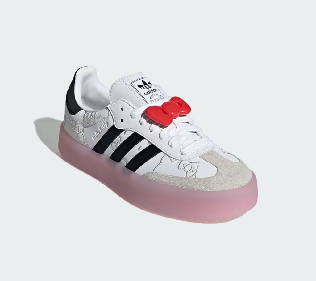 Giày adidas Sambae Hello Kitty 'Clear Pink' IG4450 - Ảnh 4