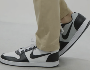Alternative view of Giày Nike Ebernon Low Premium ‘White Black’ AQ1774-102