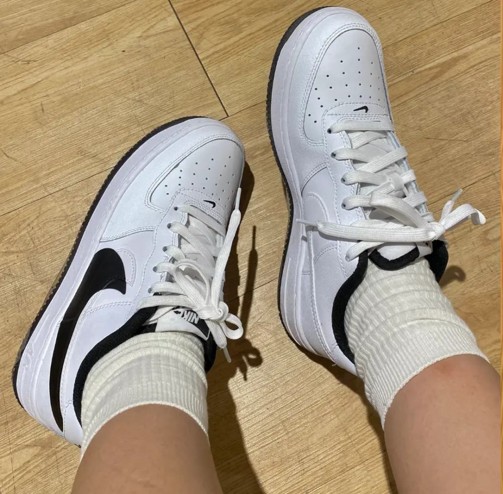 Giày Nike Air Force 1 LV8 4 GS ‘Black White’ FQ4118-100 - Ảnh 3