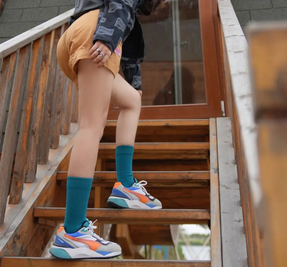 Alternative view of Giày PUMA RS Metric ‘White Vibrant Orange’ 386169-01
