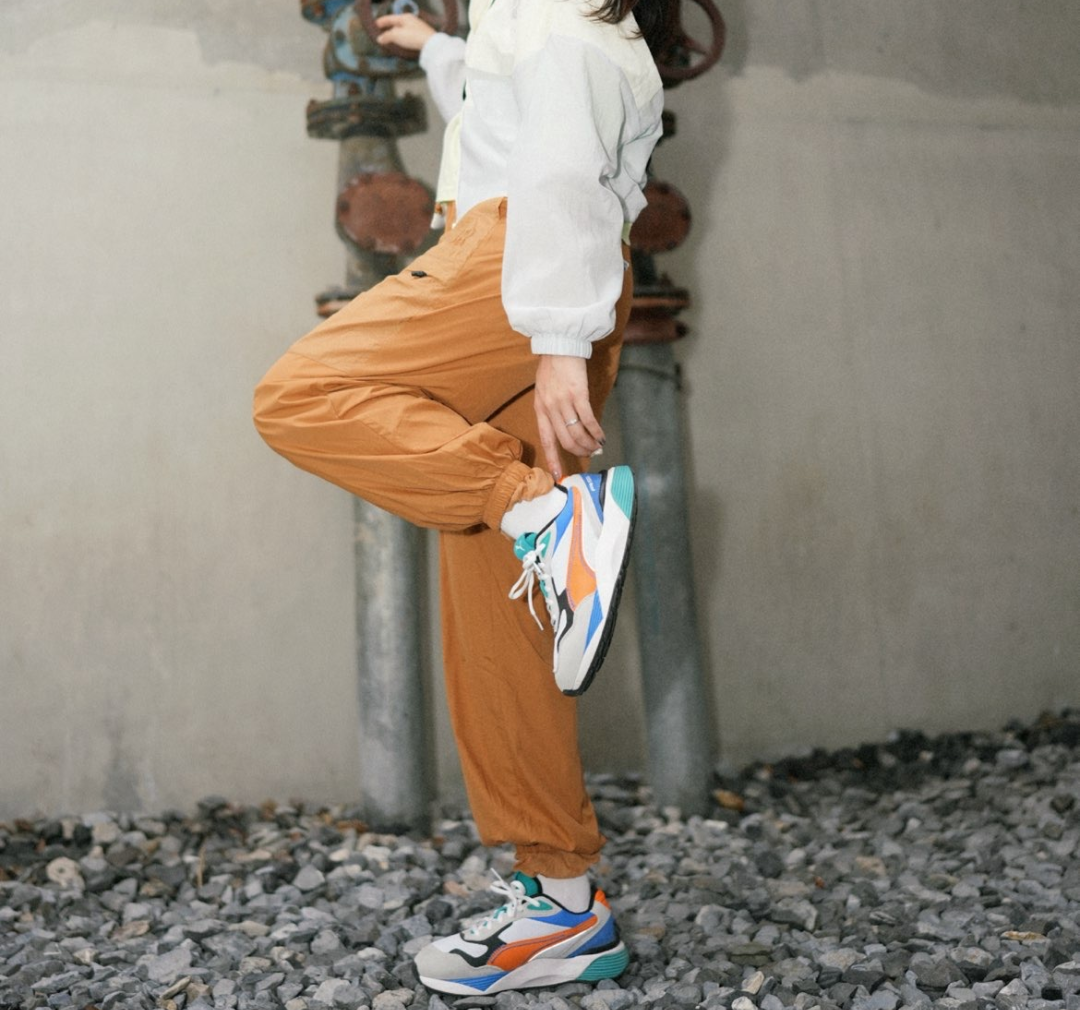 Giày PUMA RS Metric ‘White Vibrant Orange’ 386169-01 - Ảnh 3