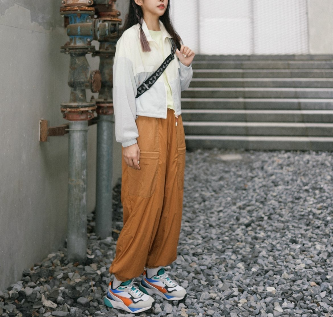 Giày PUMA RS Metric ‘White Vibrant Orange’ 386169-01 - Ảnh 4