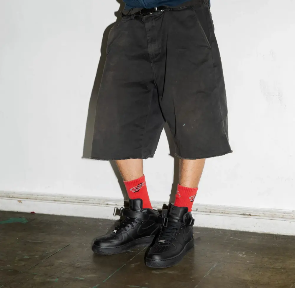 Giày Nike Air Force 1 Mid x Supreme ‘Black’ FZ8784-001 - Ảnh 4