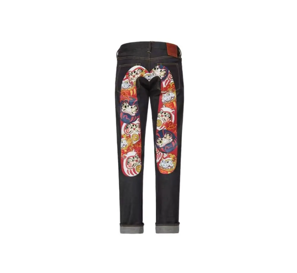 Quần Evisu Daruma Buddies Daicock ‘Blue’ 2ESHTM2JE90910CT