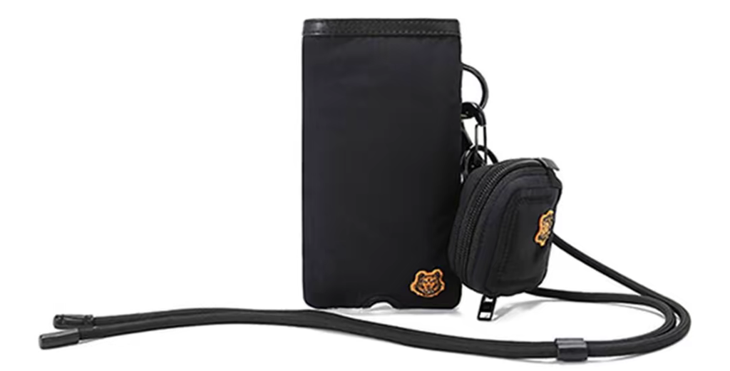 Ví Kenzo Tiger Crest Phone Holder ‘Black’ FB55PM408F24-99