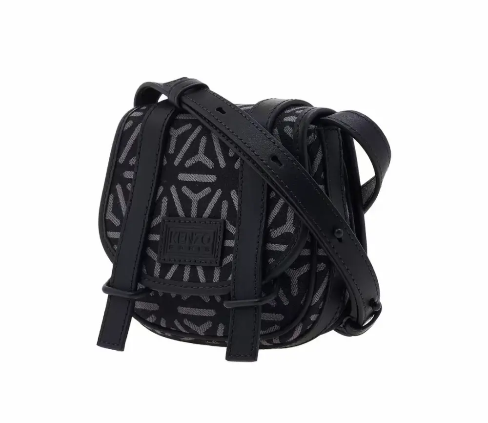 Túi Kenzo Courier Temari Mini ‘Black’ FC62SA702B03-96 - Ảnh 4