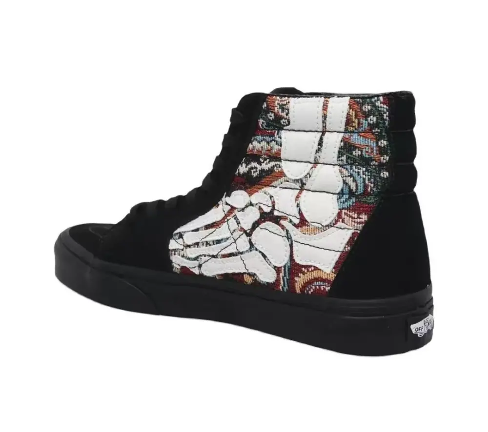 Giày Vans SK8-HI Hazy Bones ‘Black White’ VN0A5JMJBZW - Ảnh 3