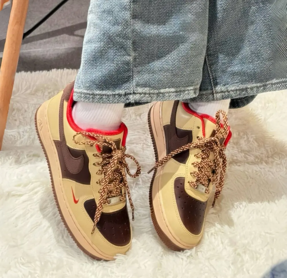 Giày Nike Air Force 1 ’07 ‘Light British Cacao Wow’ HQ3447-222 - Ảnh 4