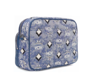 Alternative view of Túi MCM Aren in Vintage Jacquard ‘Blue’ MMRBATQ01LU001