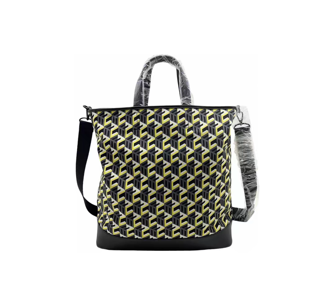Túi MCM Klassik Tote In Cubic Monogram ‘Black White’ MMTCSCK01YW001 - Ảnh 2