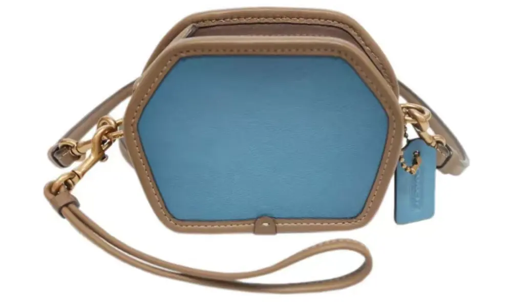 Túi Coach Geometric Coin Case ‘Blue’ 306-B4PVX