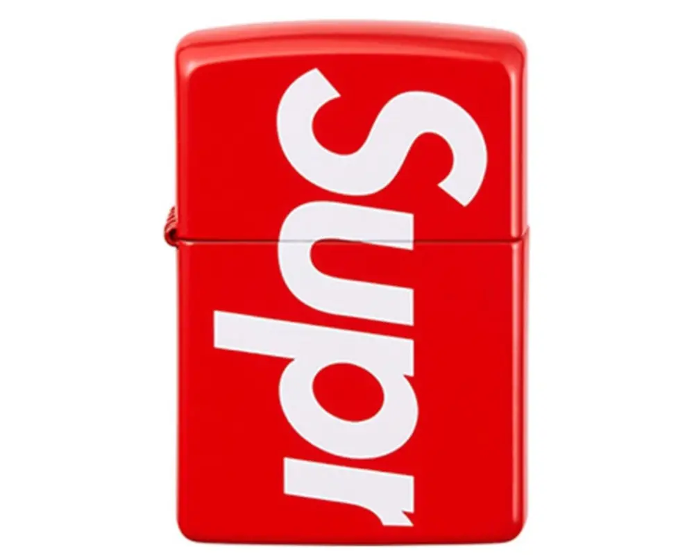 Bật Lửa Supreme x Zippo ‘Red White’ SUP-SS18-370