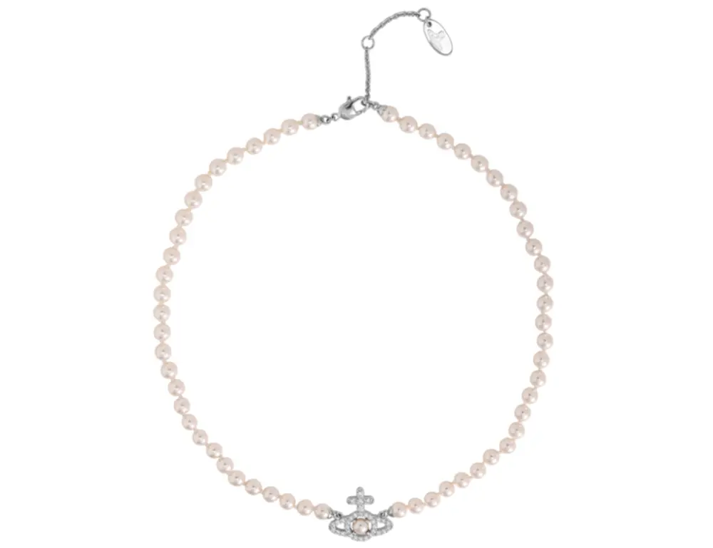 Dây Chuyền Vivienne Westwood Necklace ‘Pearl’ 6301011P02P373