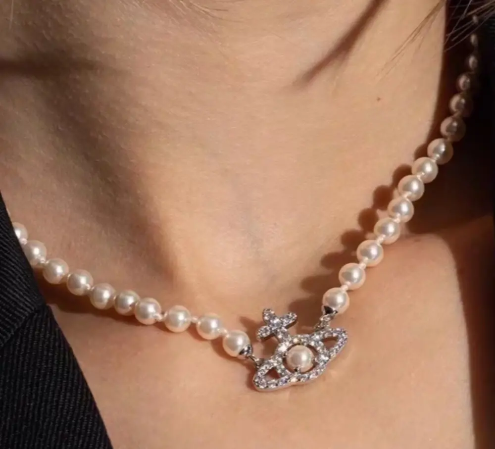 Alternative view of Dây Chuyền Vivienne Westwood Necklace ‘Pearl’ 6301011P02P373