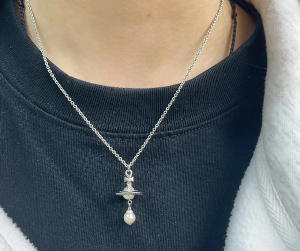 Alternative view of Dây Chuyền Vivienne Westwood Necklace ‘Silver’ 6302039302P226P226
