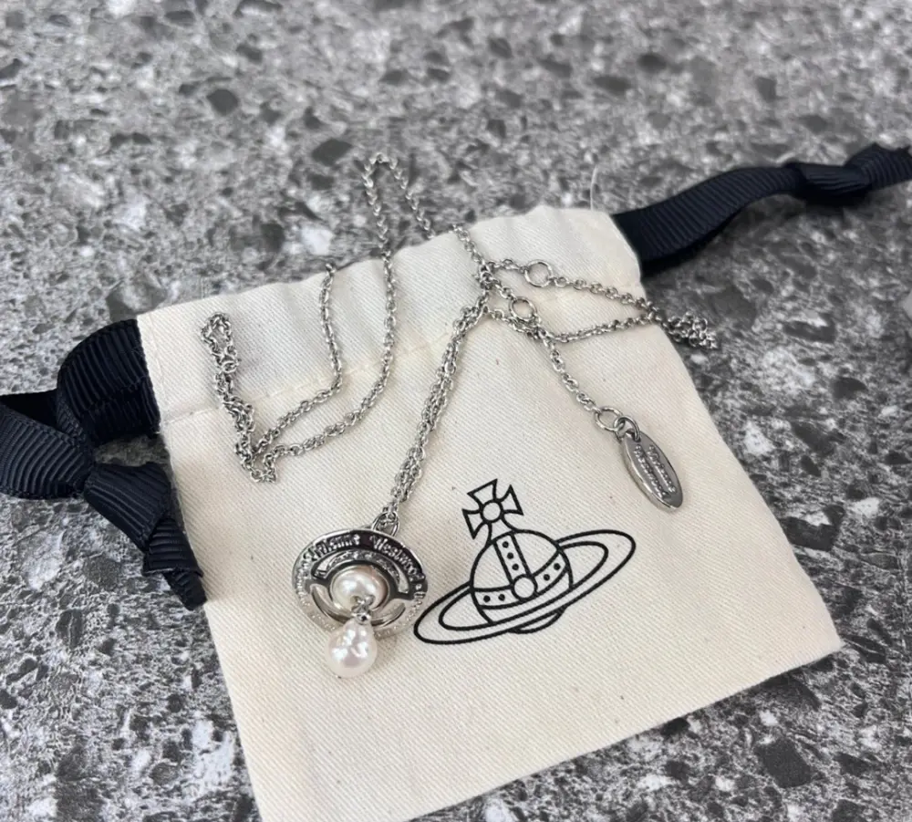 Dây Chuyền Vivienne Westwood Necklace ‘Silver’ 6302039302P226P226 - Ảnh 3