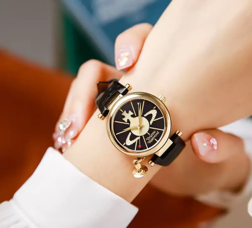 Đồng Hồ Vivienne Westwood 50 ‘Black’ DWVV006BKGD0 - Ảnh 4