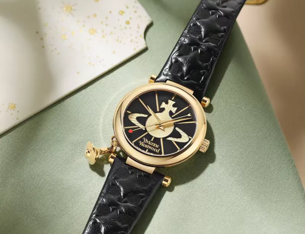 Alternative view of Đồng Hồ Vivienne Westwood 50 ‘Black’ DWVV006BKGD0