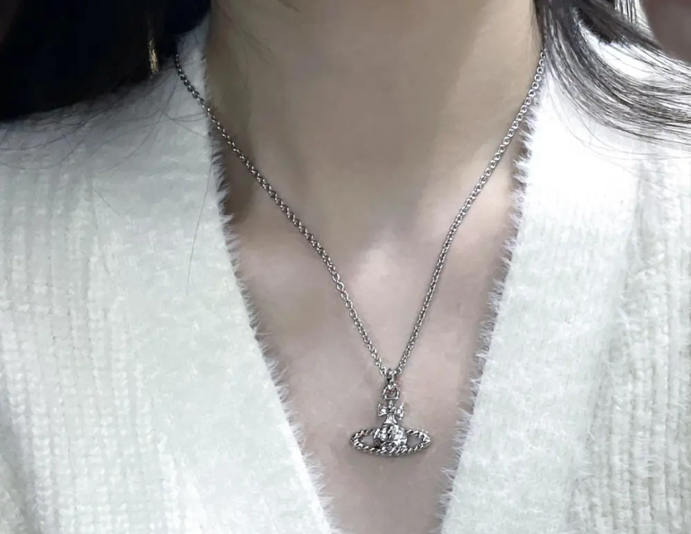 Alternative view of Dây Chuyền Vivienne Westwood Ariella ‘Silver’ 6302004702P116P116