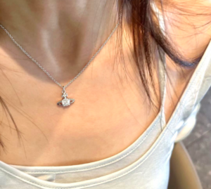 Alternative view of Vòng Cổ Vivienne Westwood Reina ‘Silver’ 6302009502P102P102