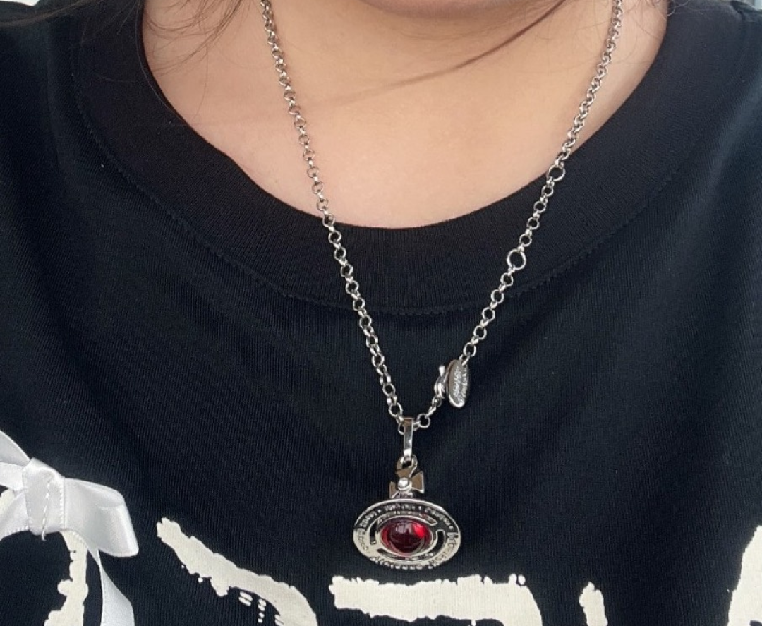 Vòng Cổ Vivienne Westwood Petite ‘Silver’ 6302022502P186 - Ảnh 2