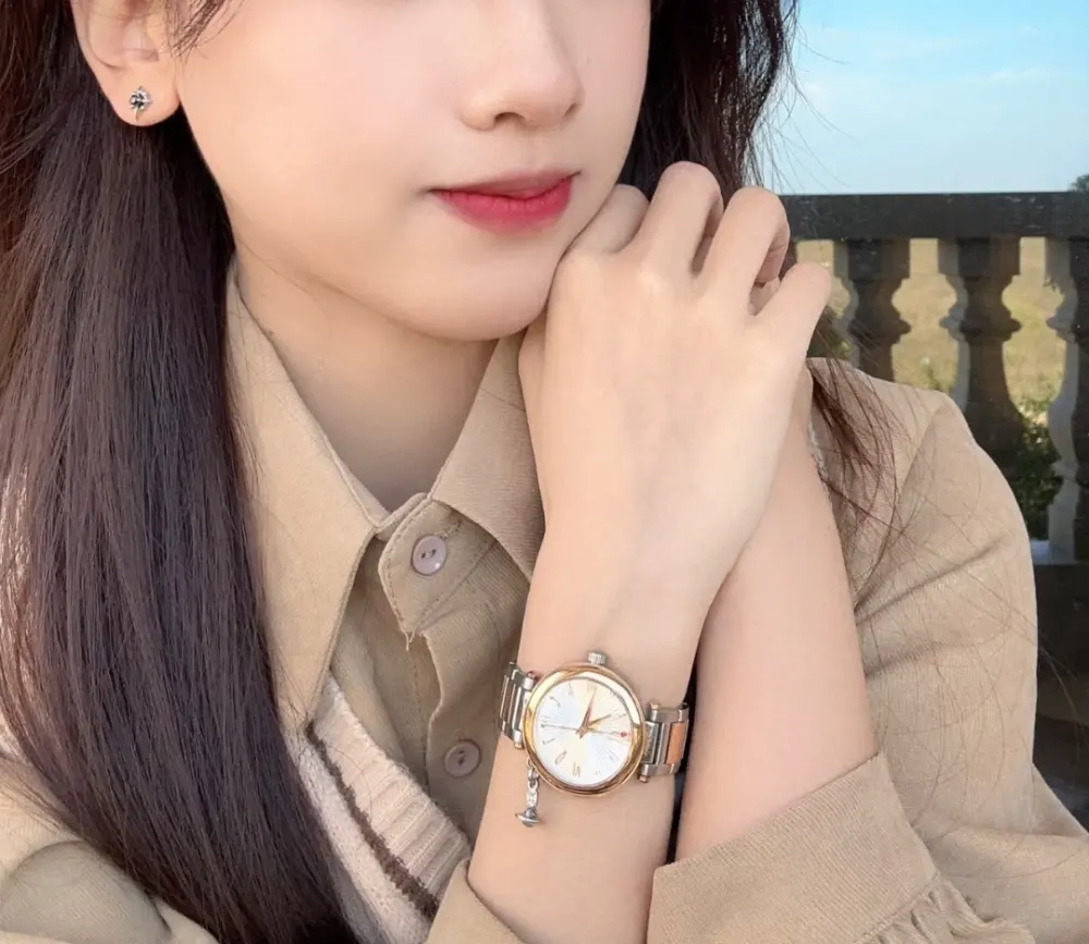 Đồng Hồ Vivienne Westwood 50 ‘Silver Brown’ DWVV006RSSL - Ảnh 3