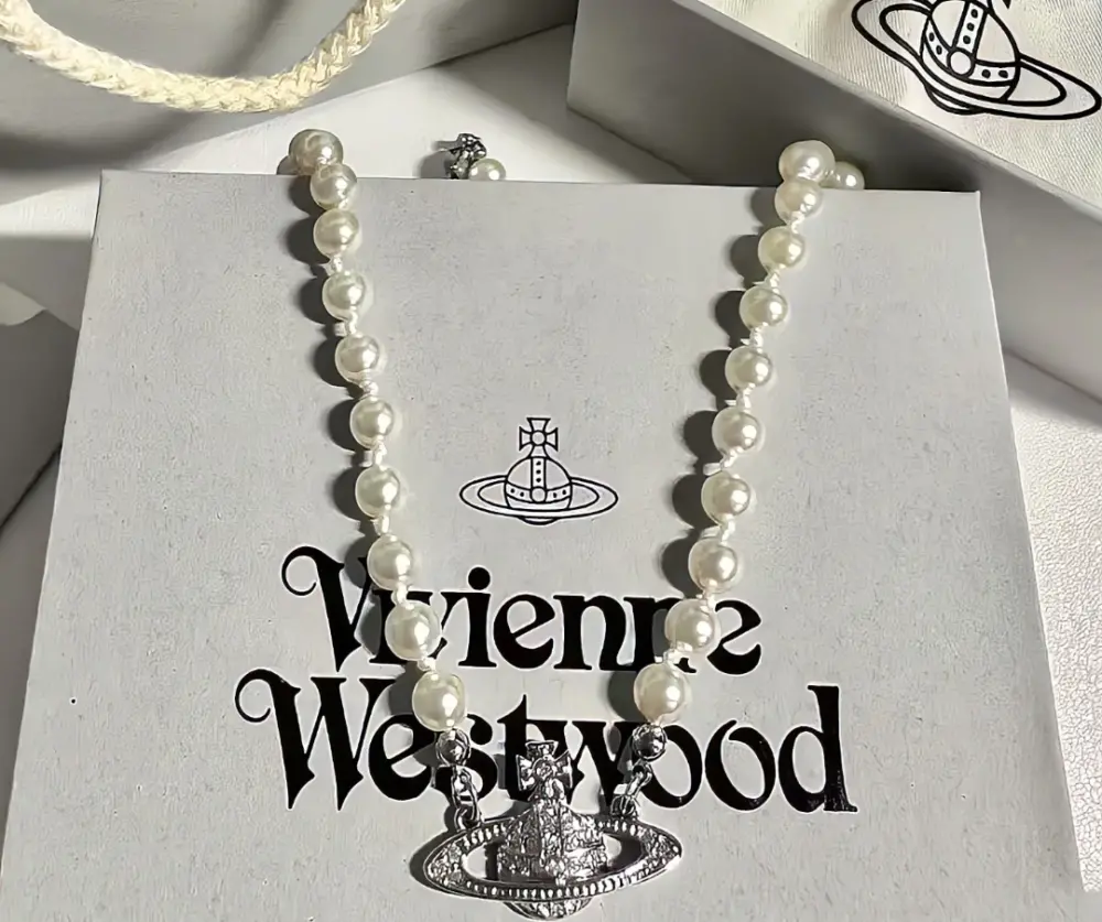 Dây Chuyền Vivienne Westwood Mini Bas Choker ‘Silver’ 63030006W127W127 - Ảnh 3
