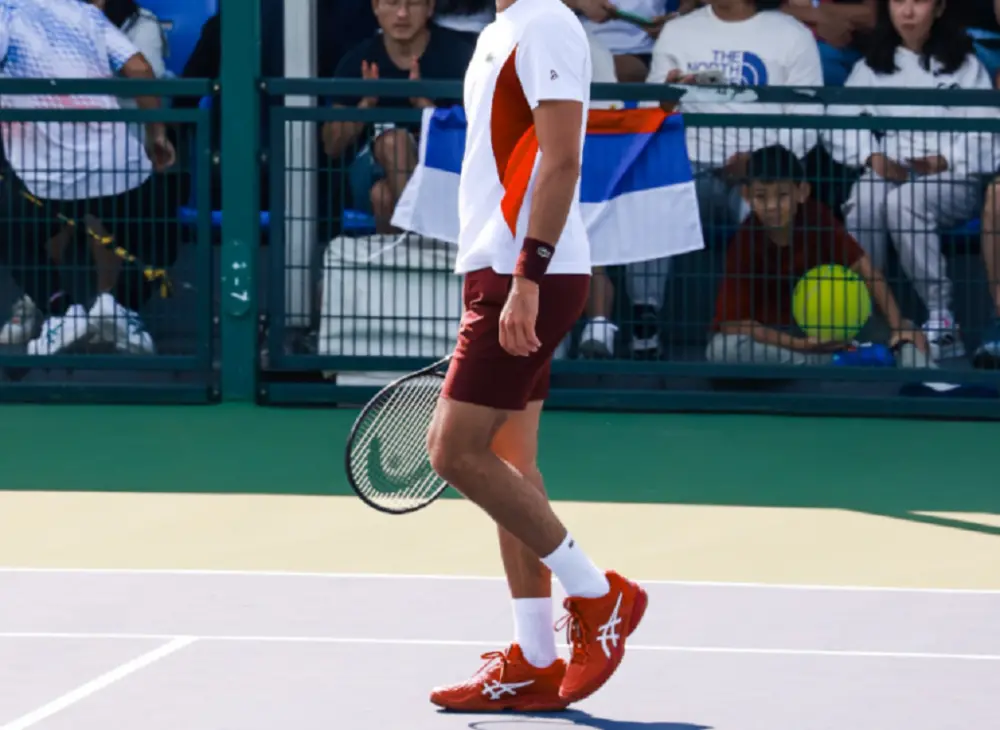Giày Asics Court FF 3 Novak ‘Red’ 1041A361-964 - Ảnh 4