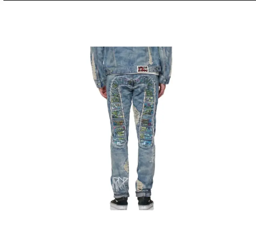 Quần Evisu x Ex Bravado ‘Blue’ 2ESBRM1JE12017IN - Ảnh 3