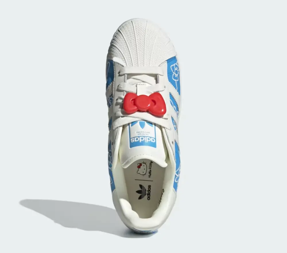 Giày adidas Superstar XLG Hello Kitty 'Blue Burst' IG4477 - Ảnh 3