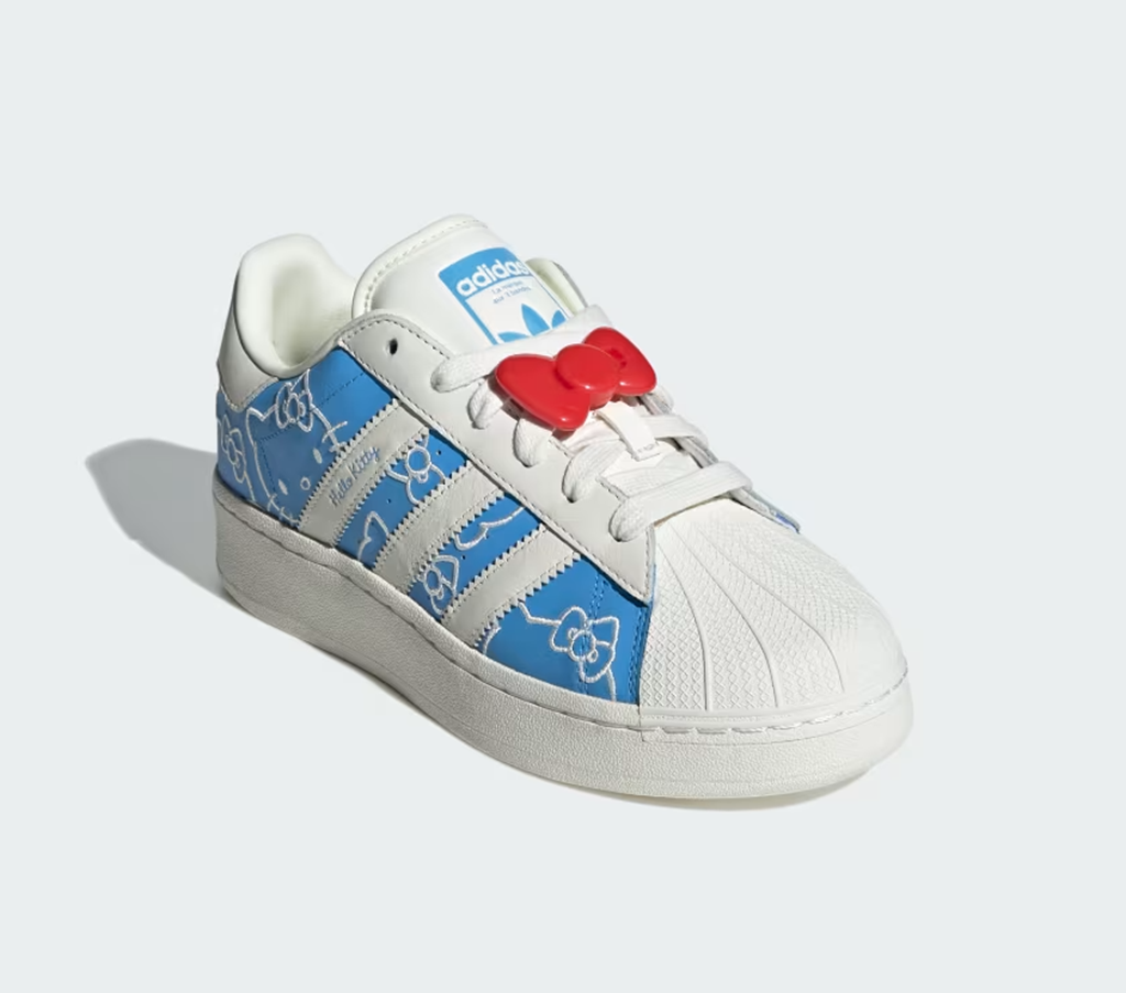 Giày adidas Superstar XLG Hello Kitty 'Blue Burst' IG4477 - Ảnh 2