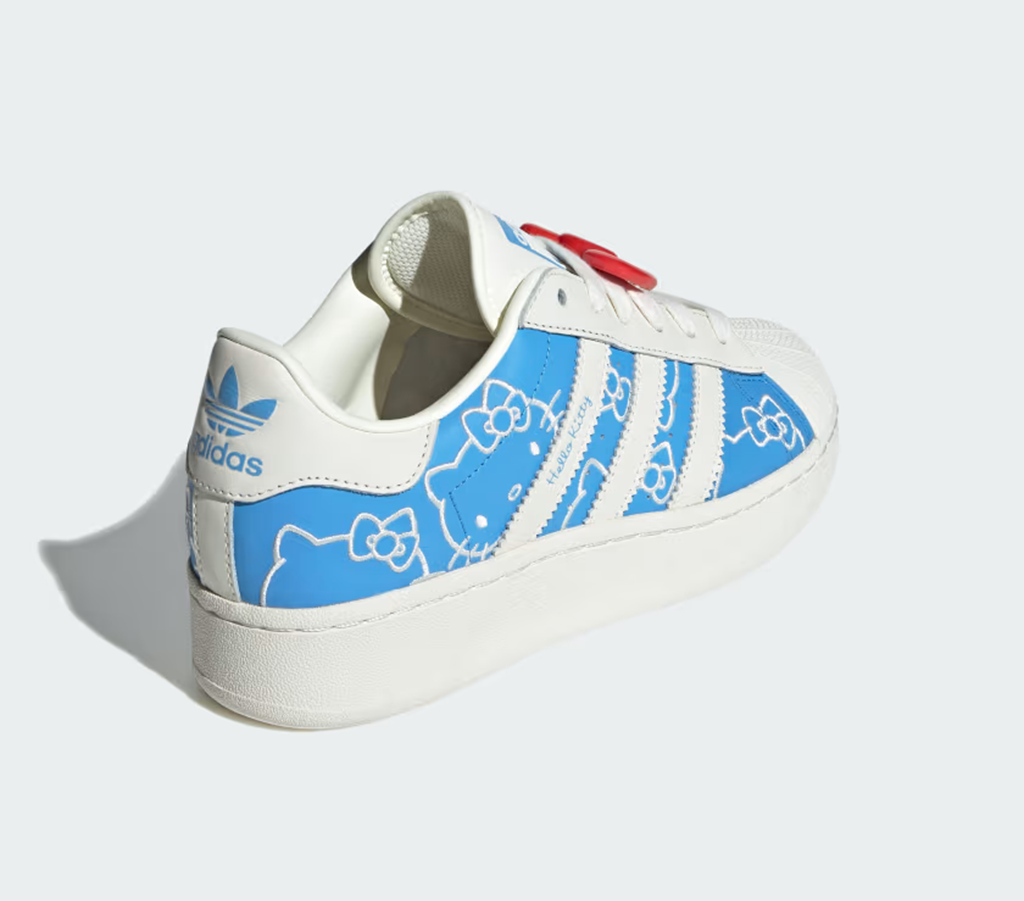 Giày adidas Superstar XLG Hello Kitty 'Blue Burst' IG4477 - Ảnh 4