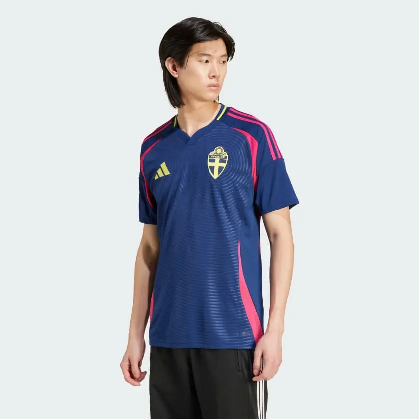Áo Adidas Sweden 24 Away Jersey ‘Blue’ IN1099 - Ảnh 3