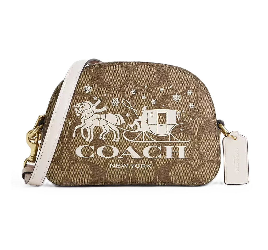 Túi Coach Mini Serena Satchel ‘Horse Sleigh’ CN708-IMDJ8