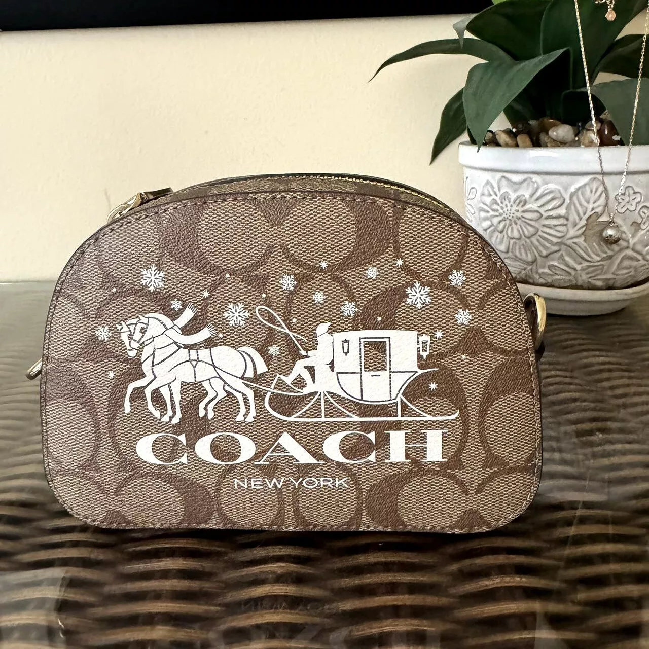Túi Coach Mini Serena Satchel ‘Horse Sleigh’ CN708-IMDJ8 - Ảnh 3