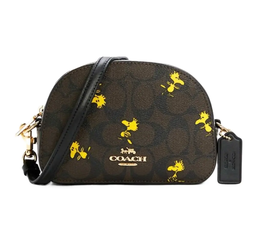 Túi Coach x Peanuts x Snoopy ‘Brown’ C4587-IMOSN