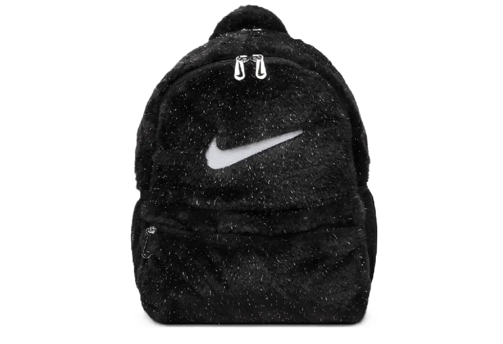 Balo Nike Older Faux Fur Backpack 'Black' FZ1330-010