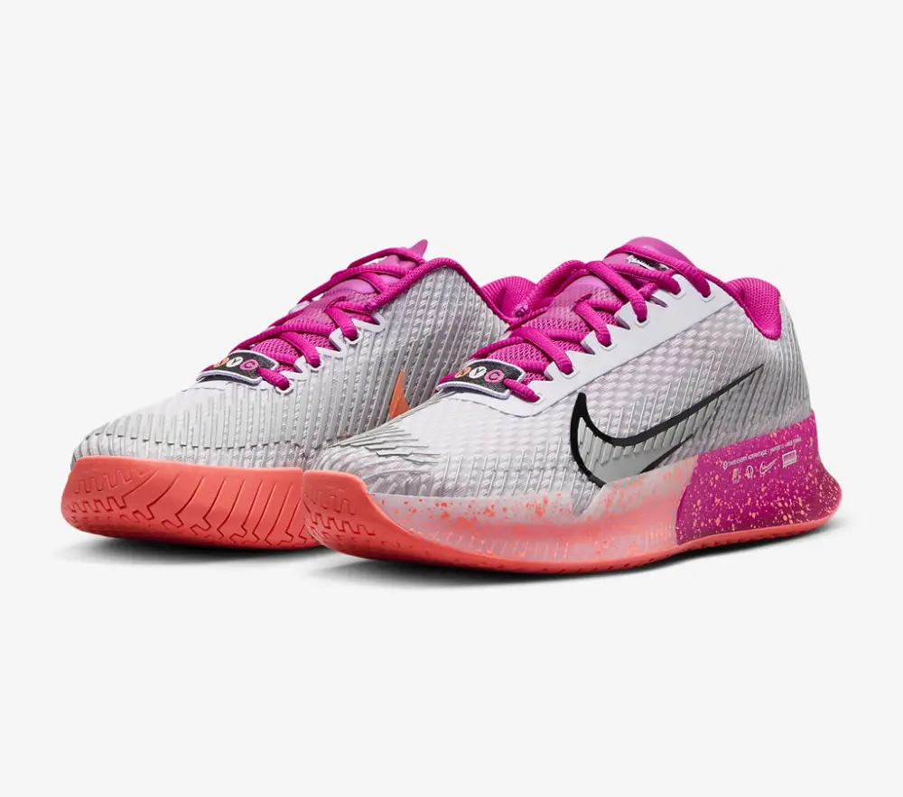 Giày Nike Court Vapor 11 HC Premium 'Barely Grape' FQ7266-500 - Ảnh 4