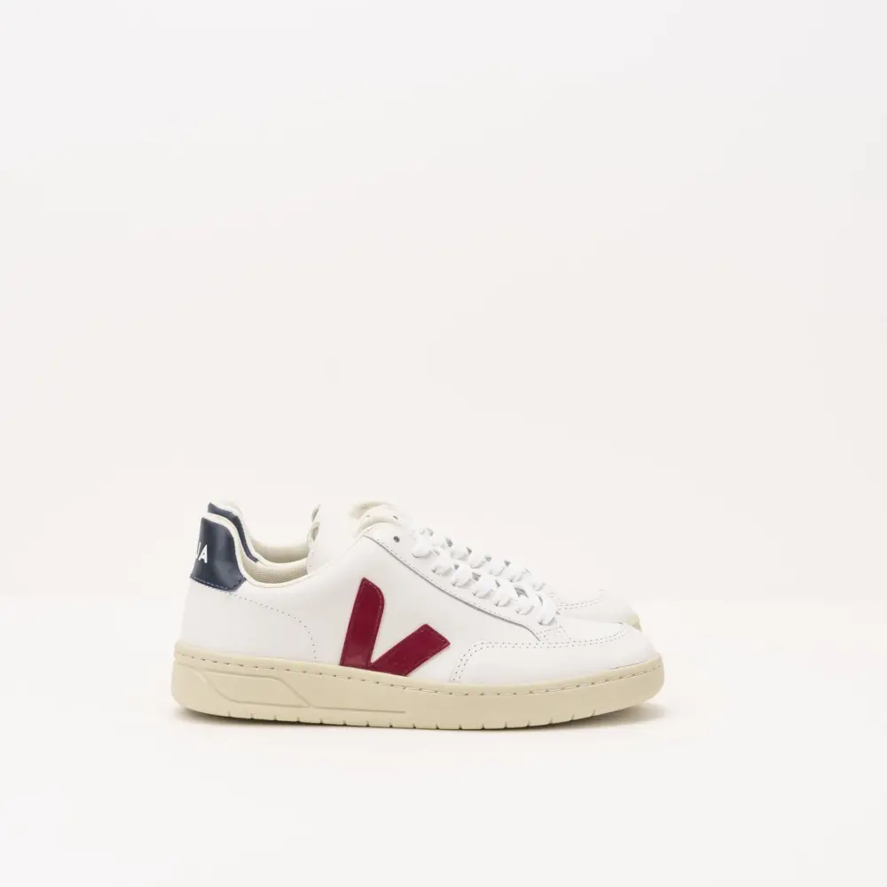 Giày Veja V-12 ‘White Marsala Nautico’ XD021955 - Ảnh 3