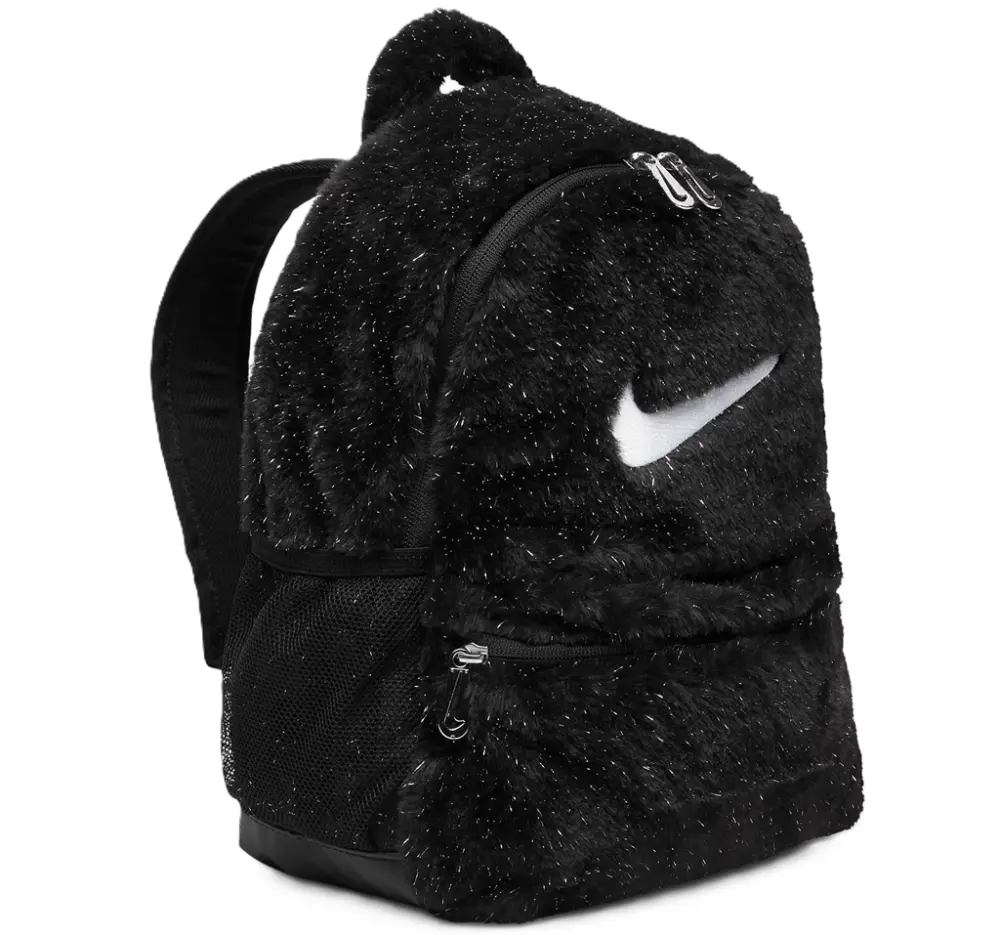 Alternative view of Balo Nike Older Faux Fur Backpack 'Black' FZ1330-010