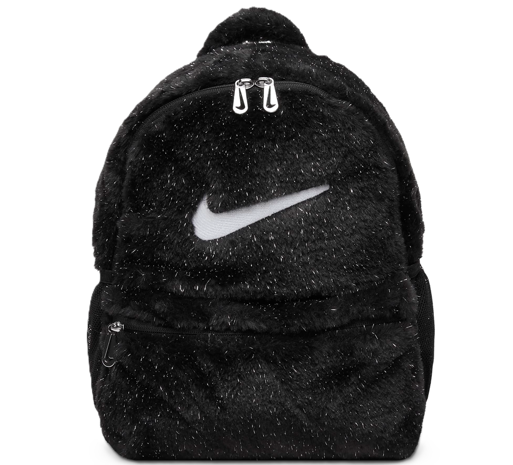 Balo Nike Older Faux Fur Backpack 'Black' FZ1330-010