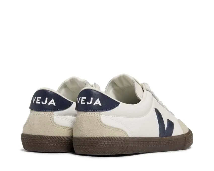 Giày Veja Volley Leather ‘White Navy’ VO2003531A - Ảnh 3