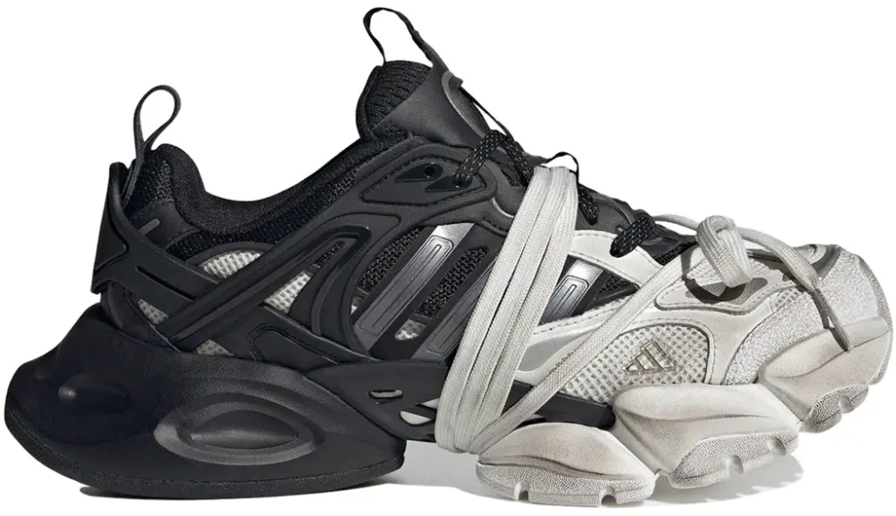 Giày adidas XLG Runner Deluxe 'White Black' JR0861