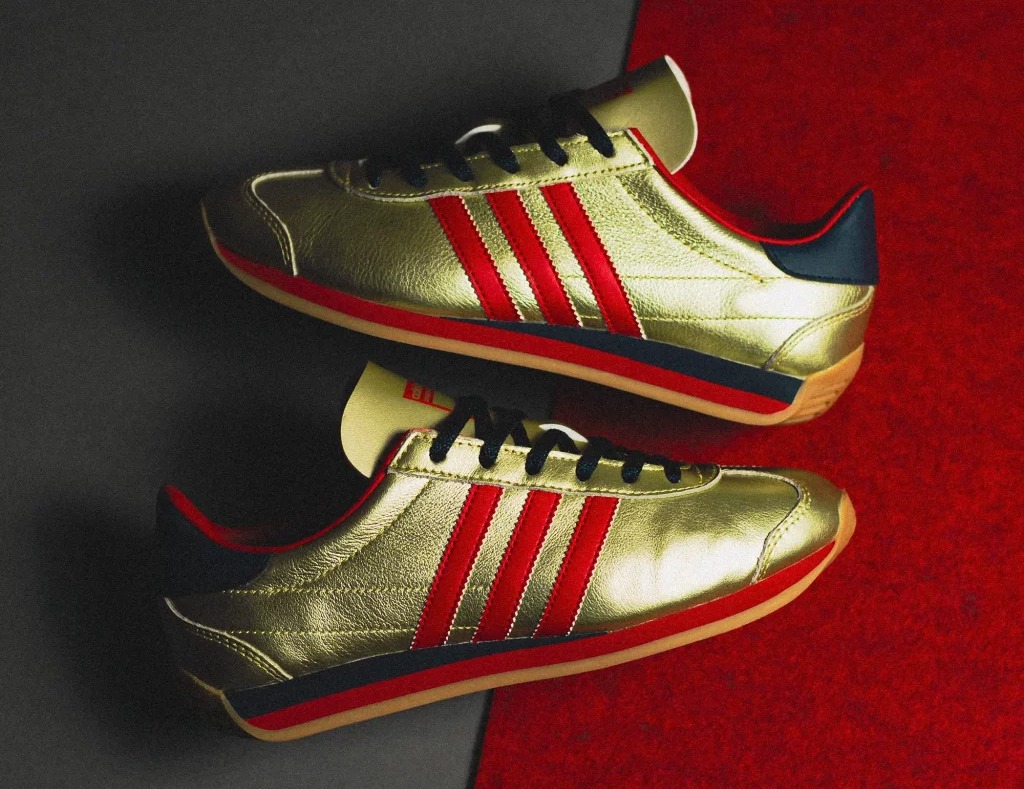 Giày Adidas Country OG ‘Gold Metallic’ IF5860 - Ảnh 4