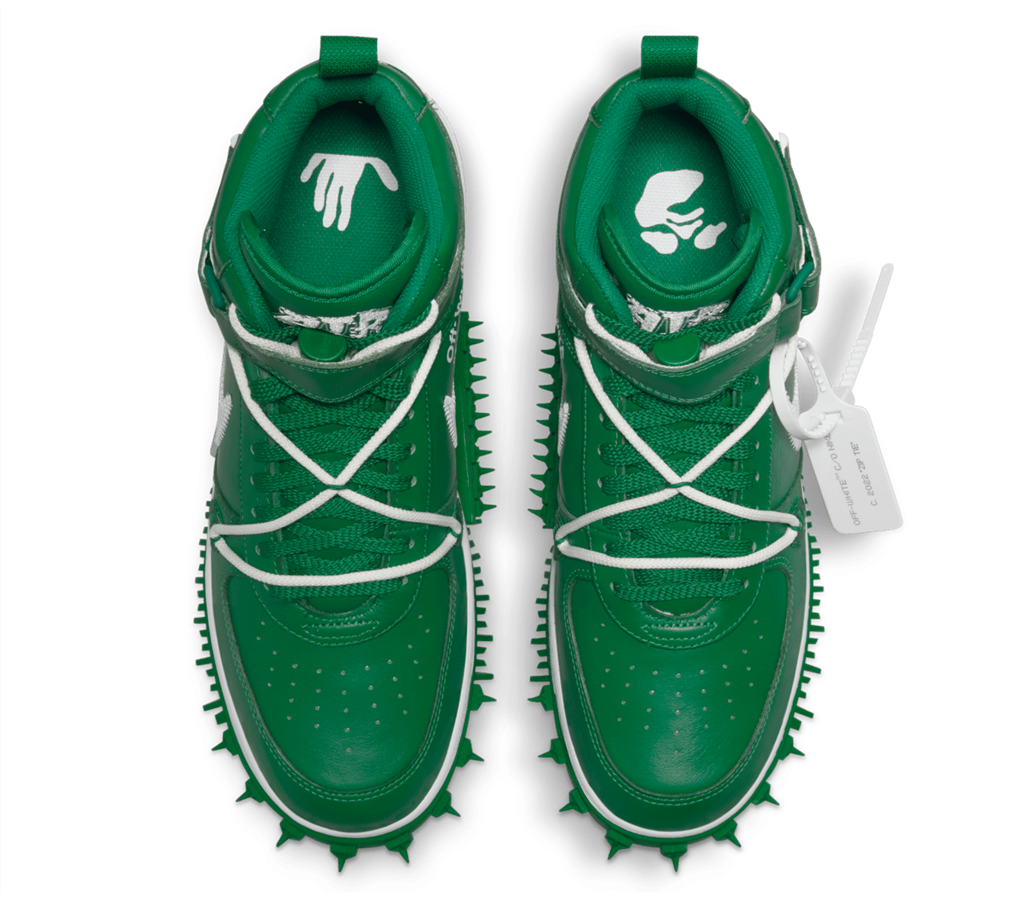 Giày Nike Air Force 1 Mid ‘Off-White Pine Green’ DR0500-300 - Ảnh 4