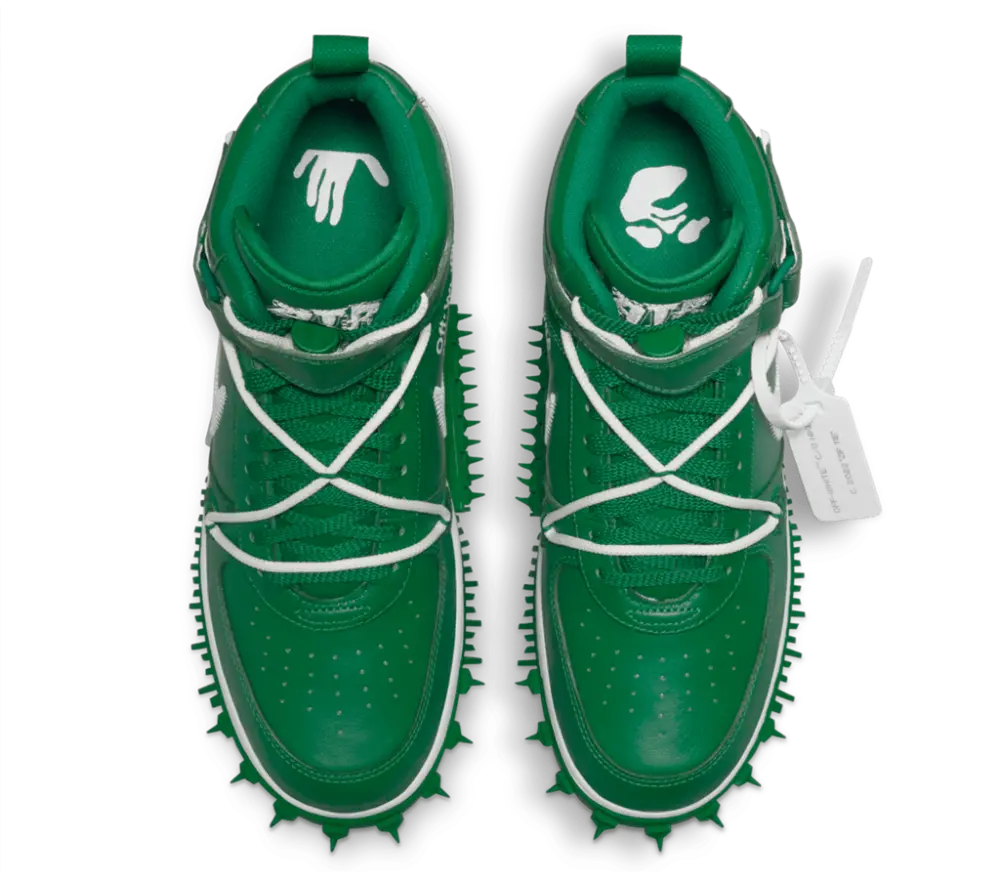 Giày Nike Air Force 1 Mid ‘Off-White Pine Green’ DR0500-300 - Ảnh 4
